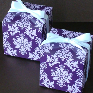 Purple Favor Box