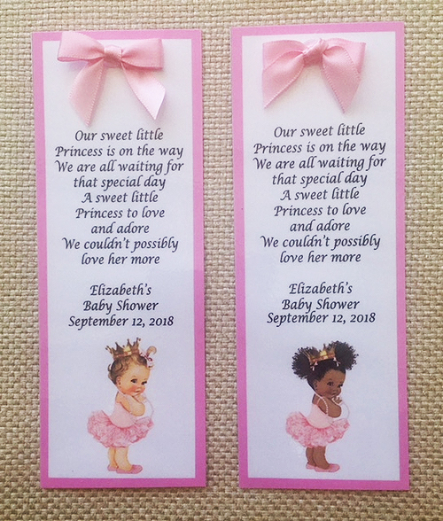 bookmark baby shower favors
